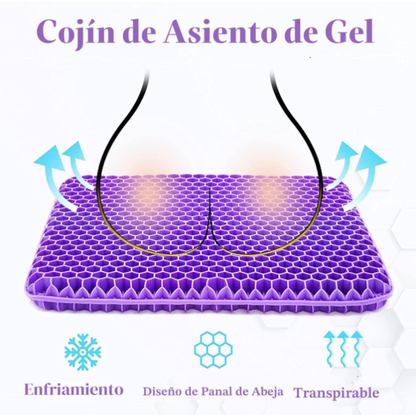 Cojín de Gel Transpirable Tipo Panal